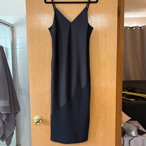 EUC M. Martin Black Midi Slip Dress-Sz. 4